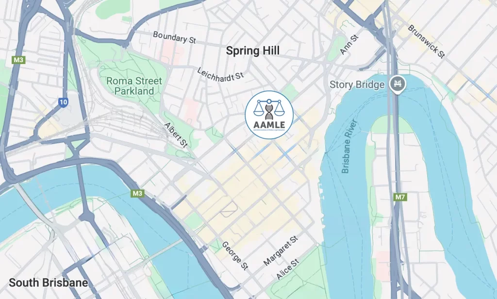 Contact AAMLE Location Map
